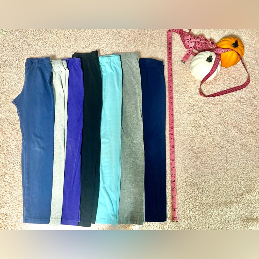 Leggings Seven pairs of girls size 7/8 Children’s Place leggings.